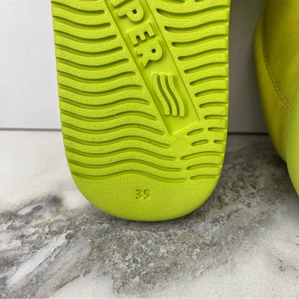 CAMPER Runner K21 Platform Sneakers in Green Leather Size 5 NEW - Picture 14 of 16